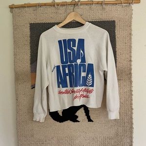 EXTREMELY RARE Vintage USA for Africa Sweatshirt